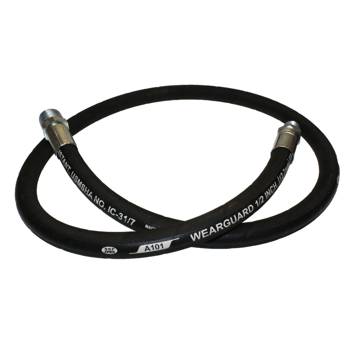 HYD HOSE - 3/4" MPT x 1/2" MPT SWIVEL - Texas Pneumatic TX-122000-3412-4.5