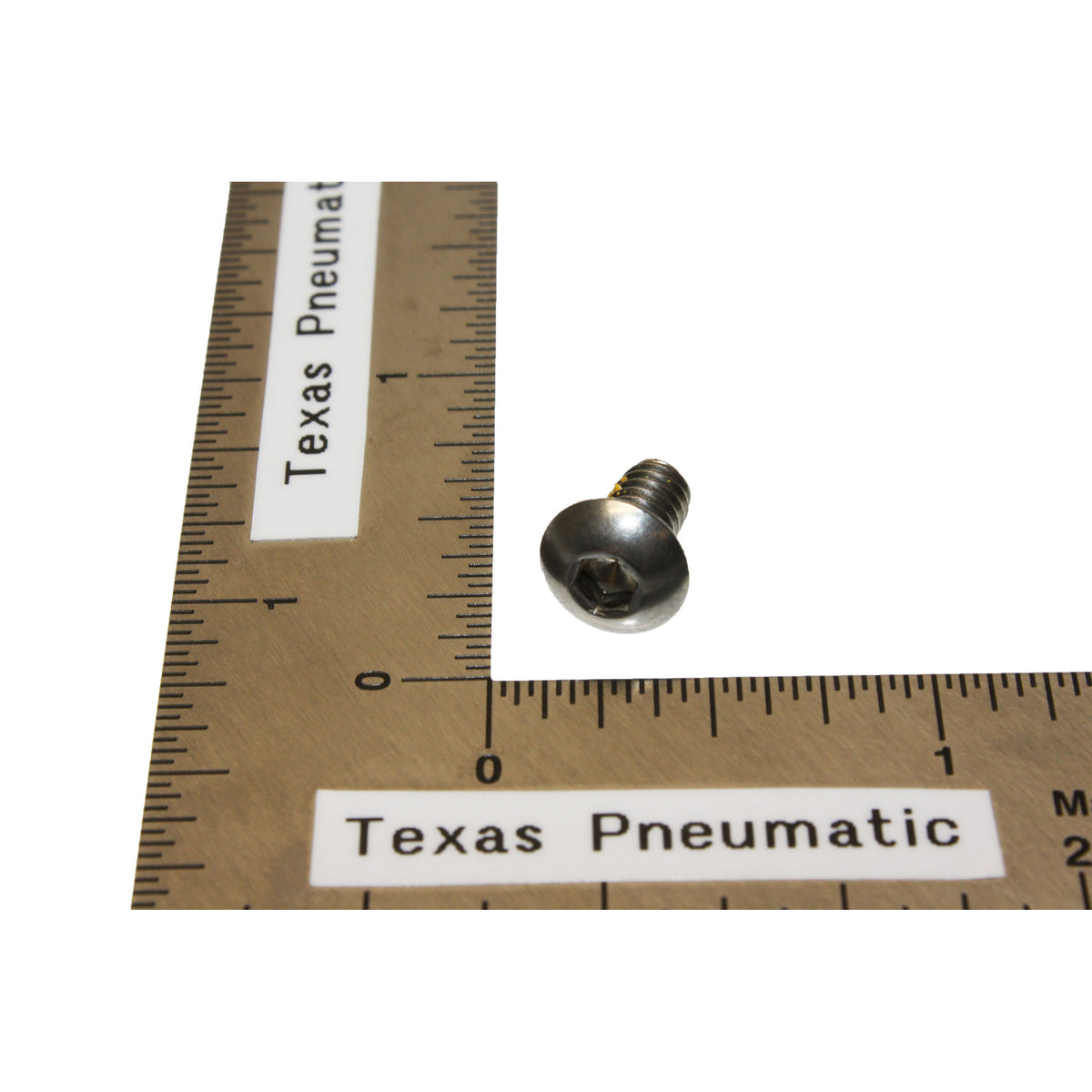 #10-24 x 3/8" BUTTON SOCKET HEAD CAP SCREW - Texas Pneumatic TX-PL16