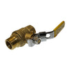 1/2" Safety Auto Exhaust Ball Valve (M x F) with Locking Handle (OHSA approved) - Texas Pneumatic AMIS14-1