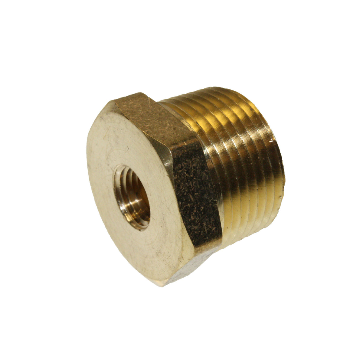1" MPT x 1/4" FPT Brass Bushing - Texas Pneumatic AMIS27