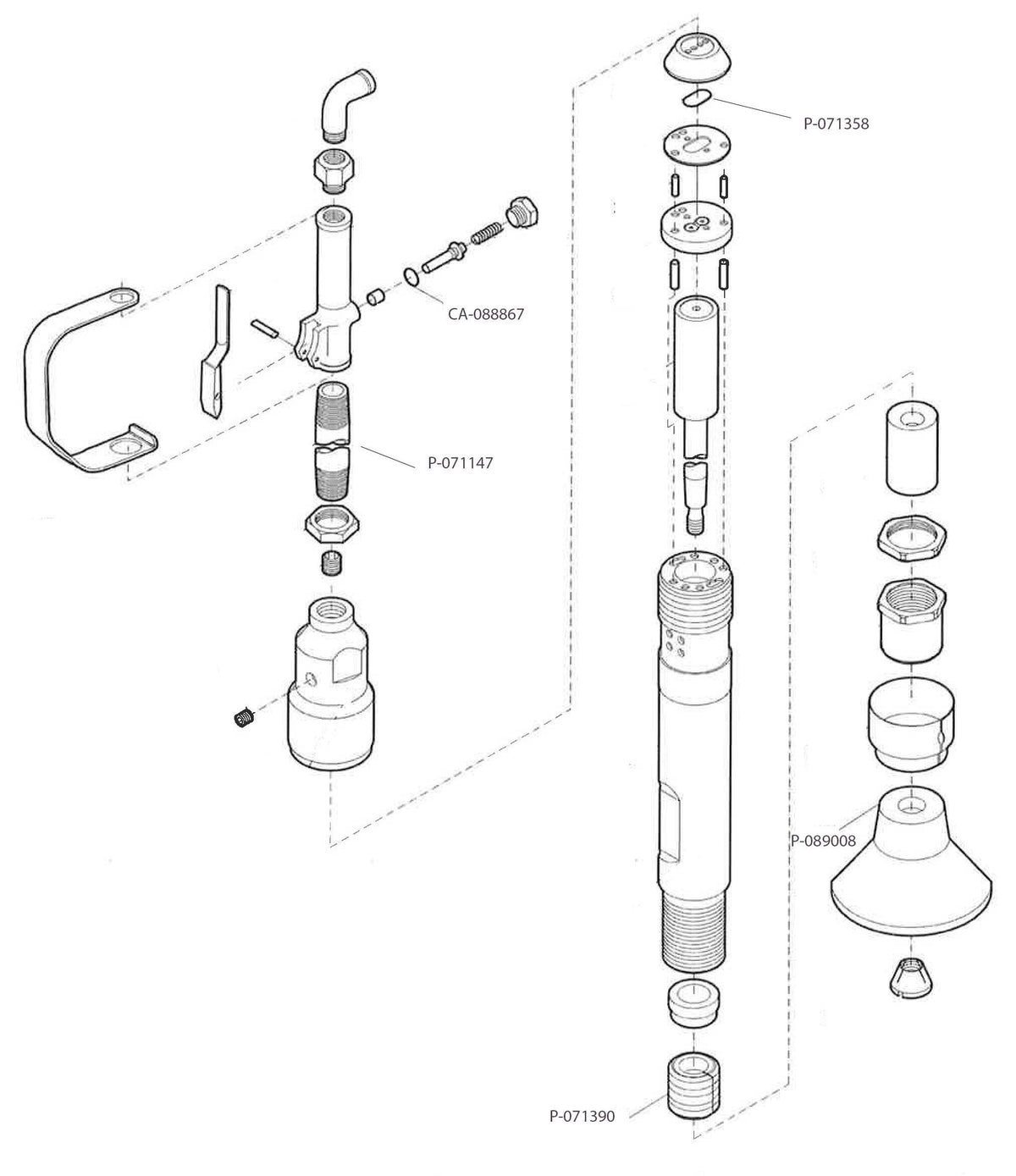 Texas Pneumatic CP 0003 parts diagram
