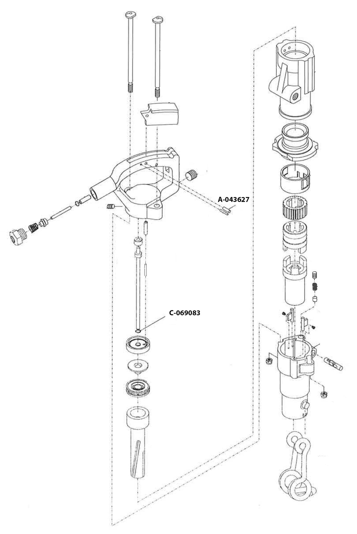 Texas Pneumatic CP 0014RR parts diagram