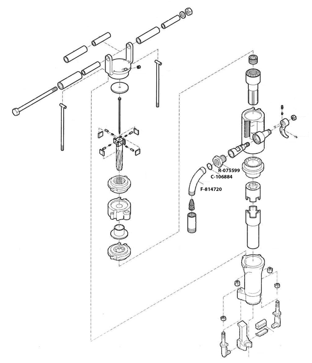 Texas Pneumatic CP 0022 parts diagram