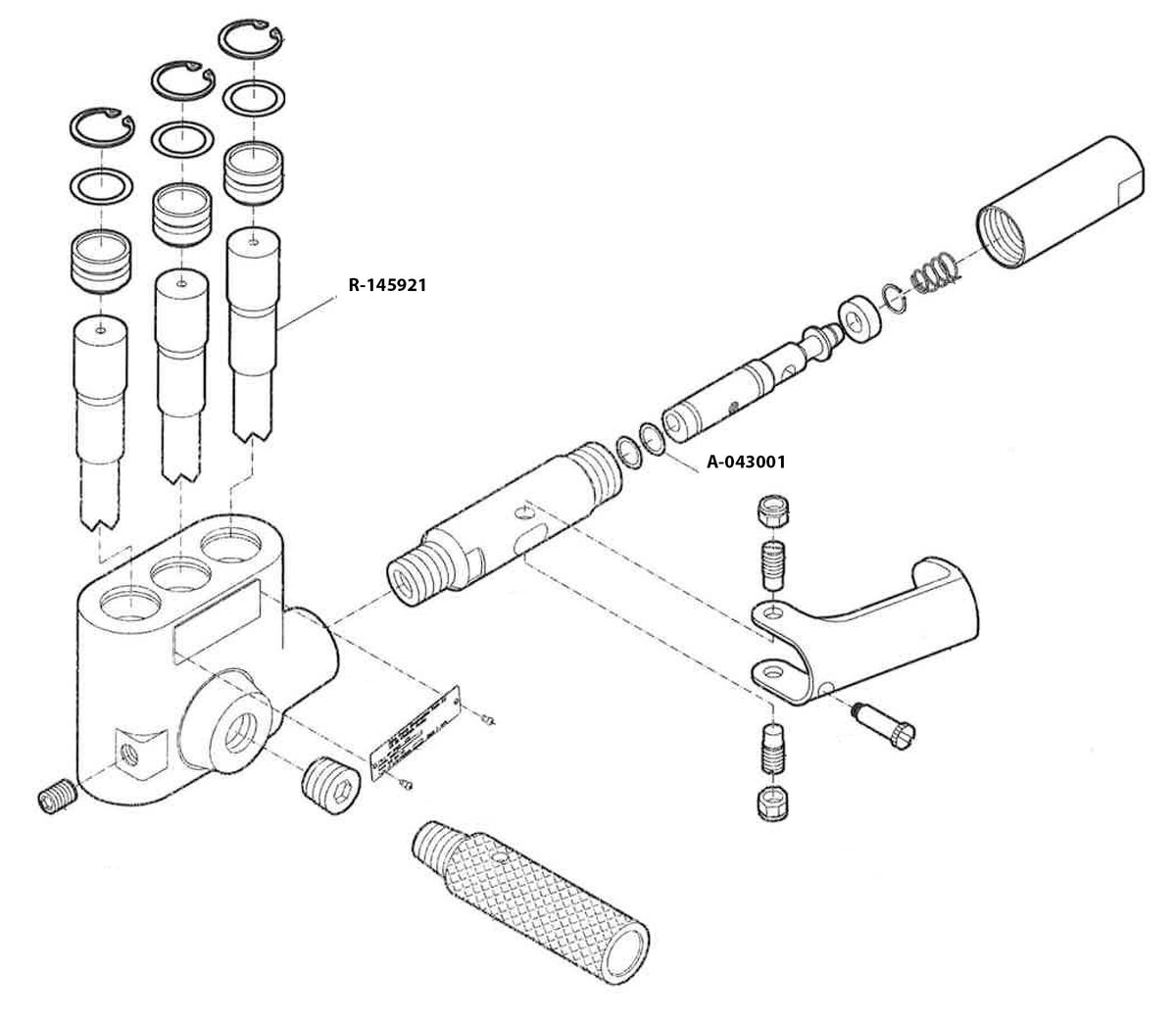 Texas Pneumatic CP 0066 parts diagram