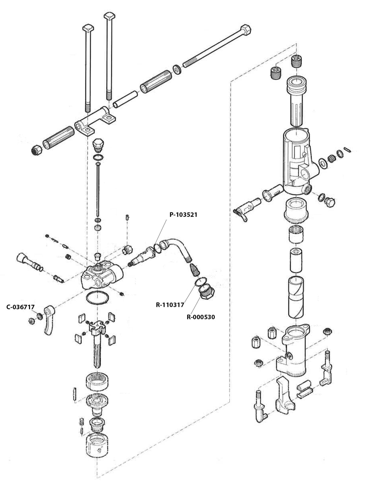 Texas Pneumatic CP 0069 parts diagram