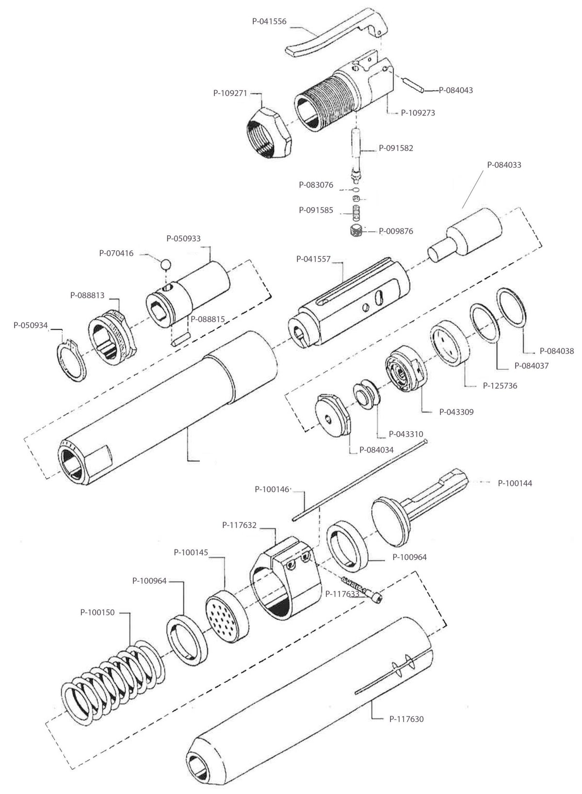 Texas Pneumatic CP 0456 parts diagram