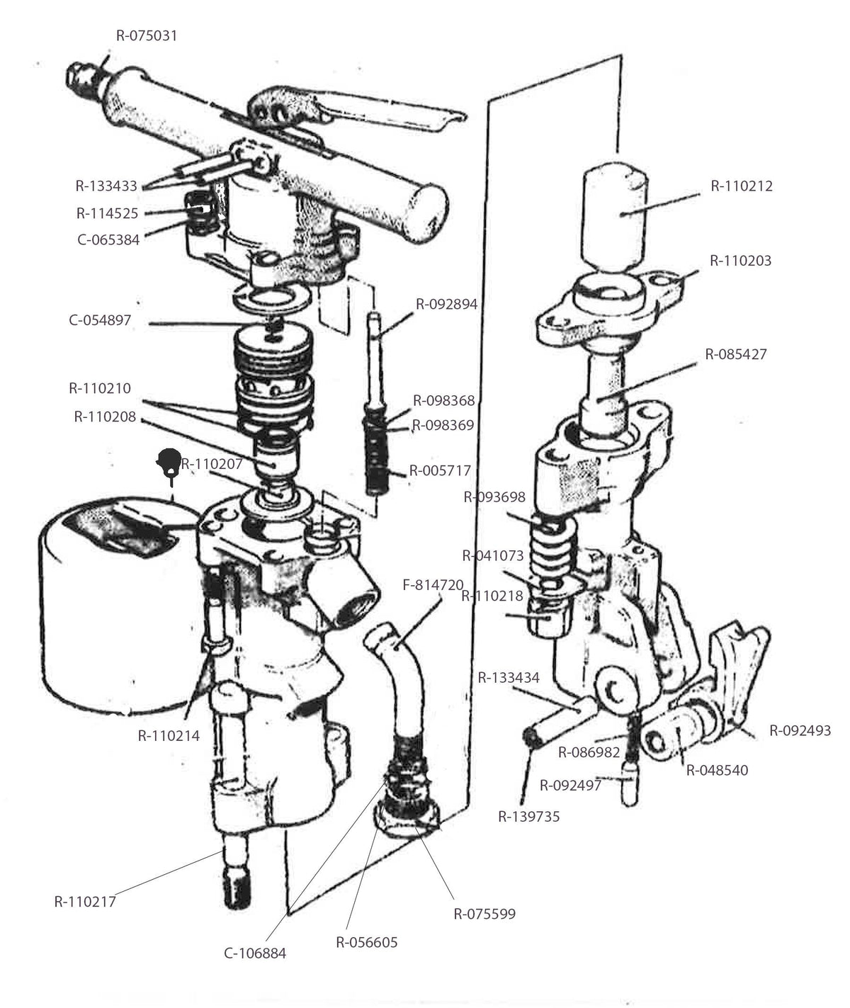 Texas Pneumatic CP 1210 (Pre-2006) parts diagram