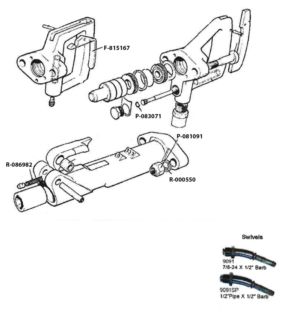 Texas Pneumatic CP 222 parts diagram