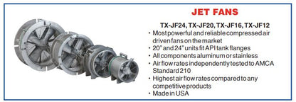Texas Pneumatic 16" Jet Fan