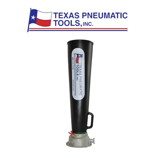 Texas Pneumatic 6” Venturi Air Horn / Polymer Horn w/ Stainless Base