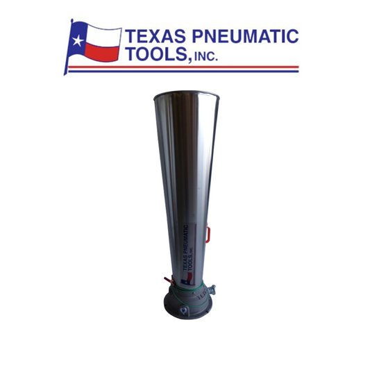 Texas Pneumatic 6” Venturi Air Horn / Stainless Horn / Aluminum Base