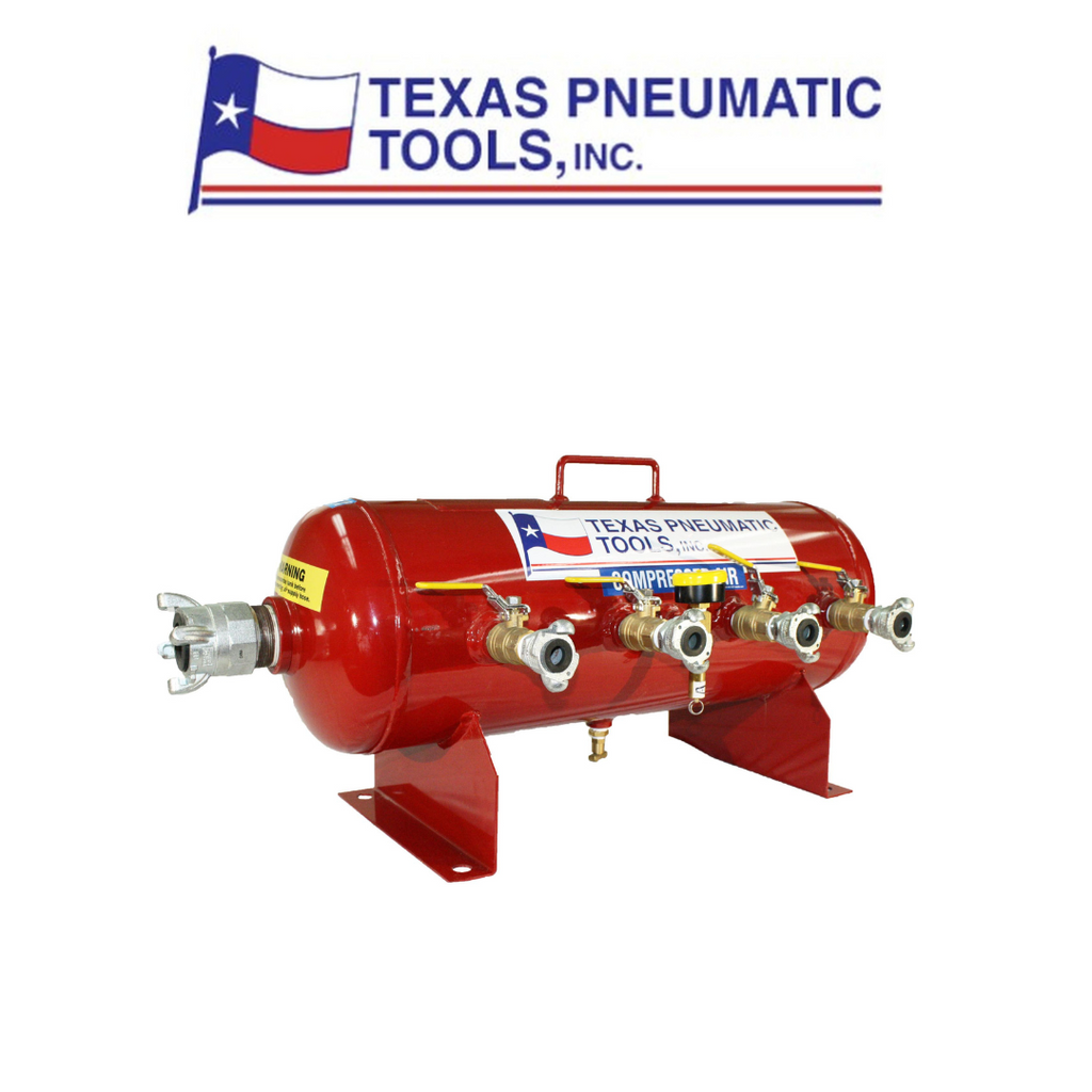 Texas Pneumatic Tank Style Manifold - 10 GAL