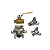 Kit for Connecting Tool & Vacuum to One Air Line Kit Includes: (1) - CFAM7 - 3/4" MPT to Crowfoot (Steel) (1) - CFAM8 - 3/4" FPT to Crowfoot (1) - CFAM10 - 3-Way C - Texas Pneumatic TX-DCS-KIT
