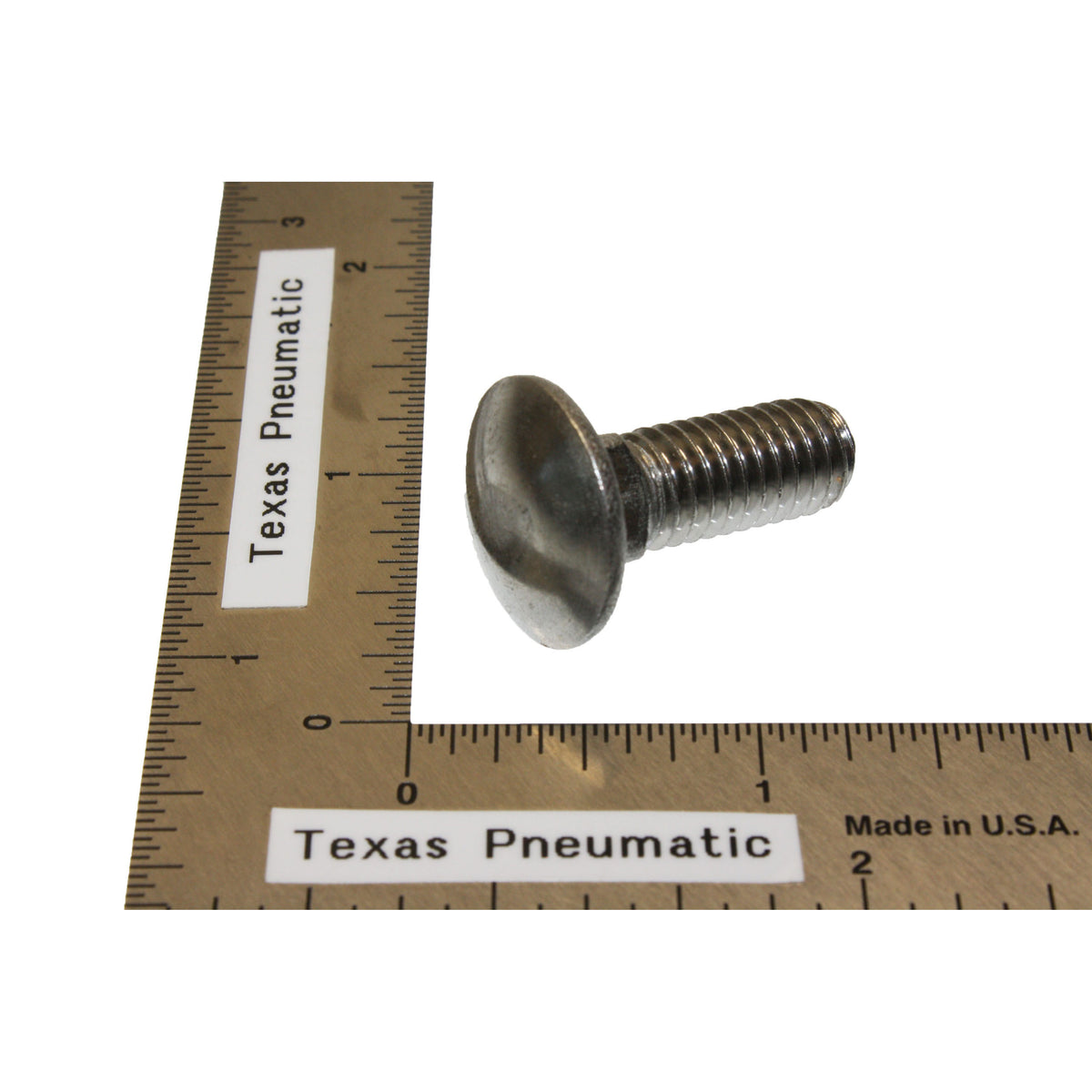 3/8"-16 x 1" CARRAGE BOLT - STAINLESS - Texas Pneumatic TX-MSS-20