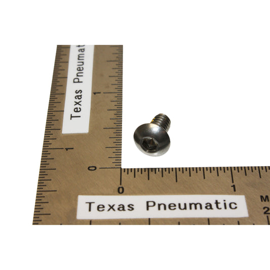 #10-24 x 3/8" BUTTON SOCKET HEAD CAP SCREW - Texas Pneumatic TX-PL16