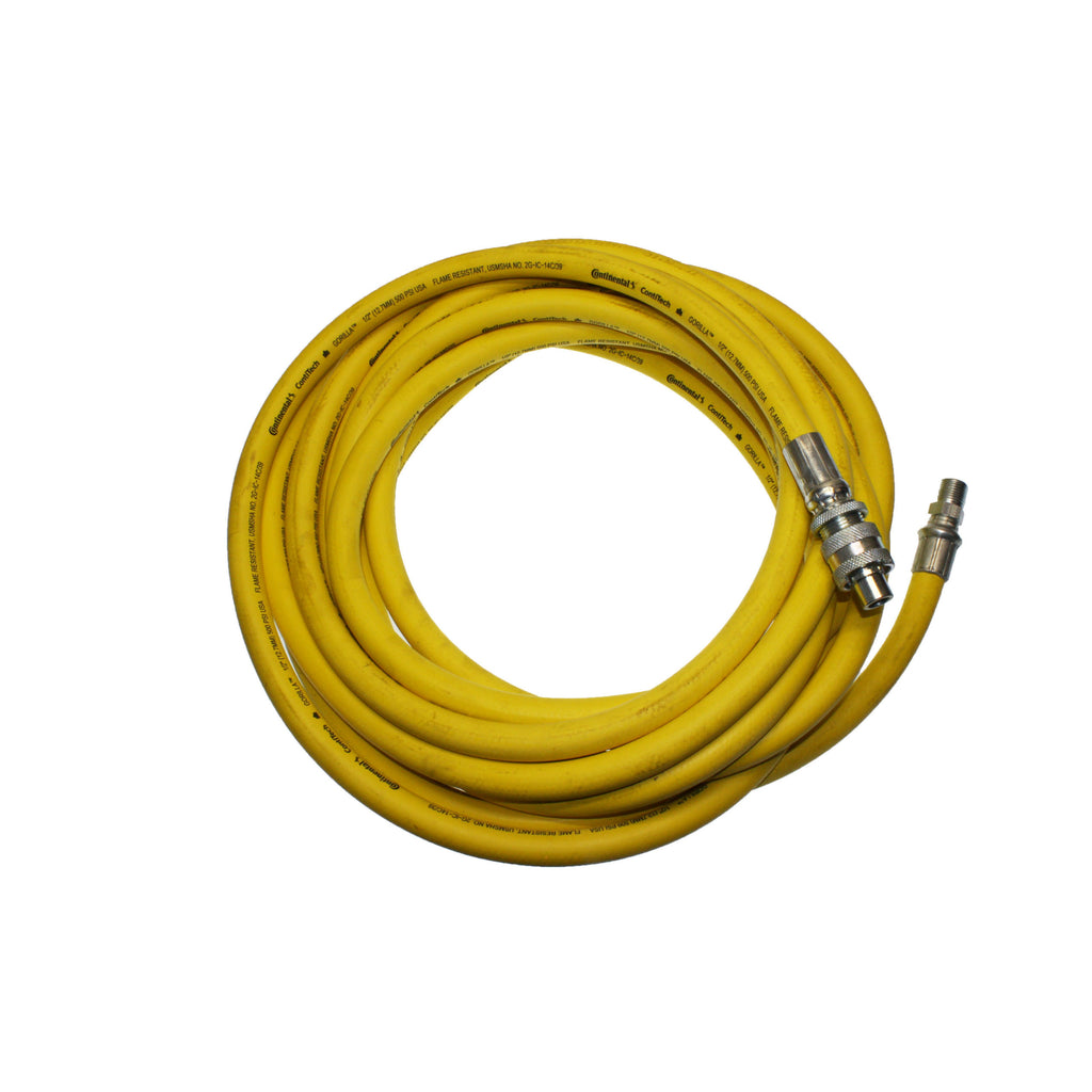 1/2" ID x 33' - 500 PSI HOSE WHIP ASSY w/ QM33WF DIX-LOCK COUPLING & 1/2" - Texas Pneumatic TX-PL22