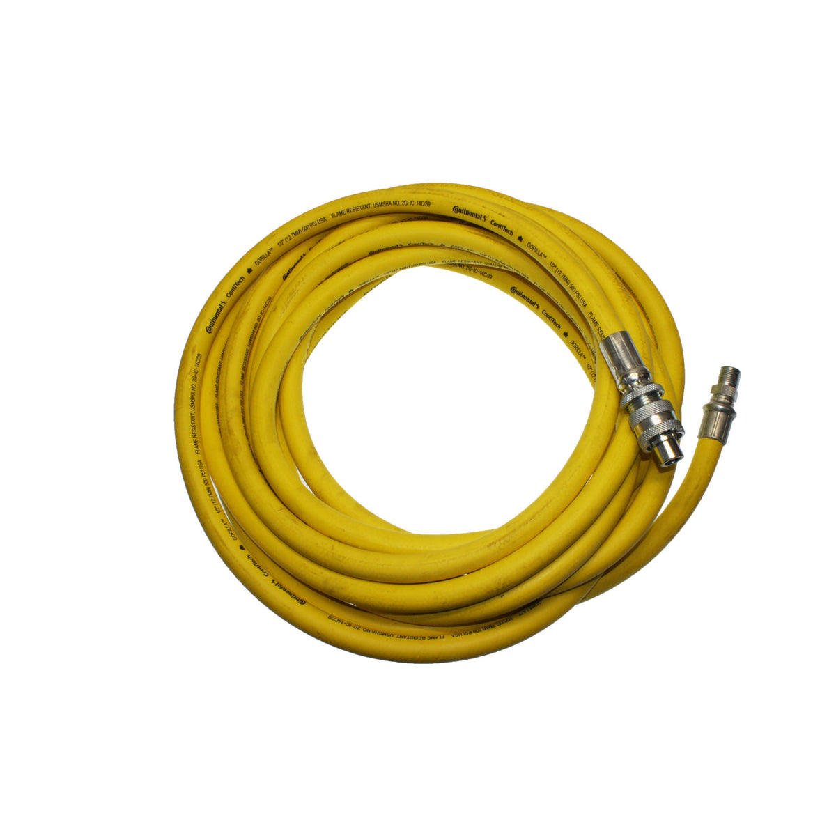 1/2" ID x 33' - 500 PSI HOSE WHIP ASSY w/ QM33WF DIX-LOCK COUPLING & 1/2" - Texas Pneumatic TX-PL22