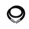 1-1/4" x 7' Black Vacuum Hose - Texas Pneumatic TXV-008