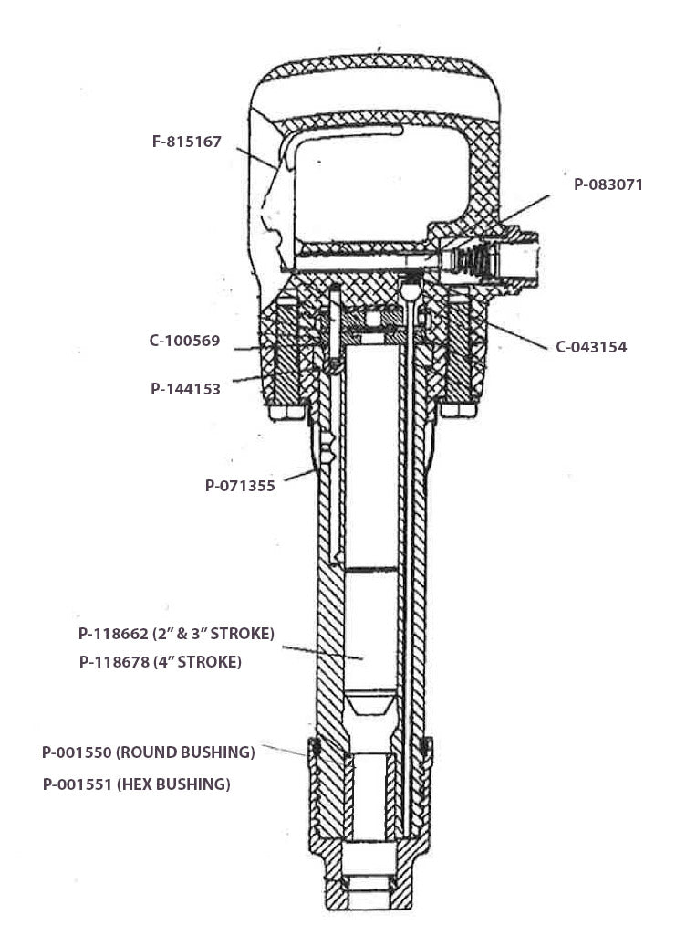 Texas Pneumatic CP 4120 parts diagram