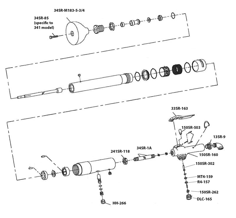 Supplier parts diagram for Ingersoll Rand 441 — Compatible replacement parts