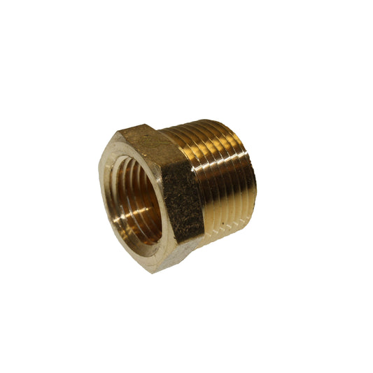 3/4" MPT x 1/2" FPT (Brass) Bushing | TX-10084 | Official Texas Pneumatic product image